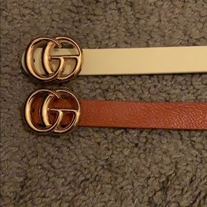 Double circle belts (Gucci dupe)